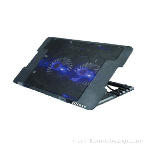 Laptop Cooler with 5V Voltage, Adjustable Height, Available in Black Color